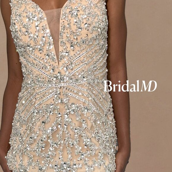 ✨ One-of-a-kind luxury bridal/formal dress — NEW / NEVER WORN ✨ - Picture 4 of 5